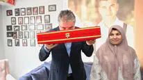 Şehit evinde bayram hüznü ve vefa buluşması: Vali Yılmaz aileyi yalnız bırakmadı