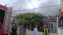 Çan’da akşam saatlerinde korkutan yangın: Ev küle döndü, mahalleli sokağa döküldü
