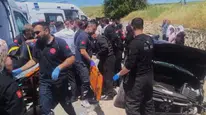 Batman yolunda korku dolu anlar: Kontrolden çıkan araç duvara çarptı