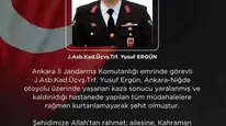 Ankara-Niğde yolunda acı haber: Otoyol Tim Komutanı Yusuf Ergün şehit düştü