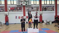 Eskişehir’in gururu oldu: Kılıçların çarpıştığı arenada kürsüye çıktı