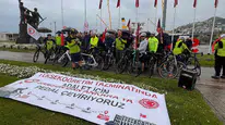 Tazminat adaletsizliğine pedal çeviriyorlar: Samsun'dan Ankara'ya 400 kilometrelik hak arayışı