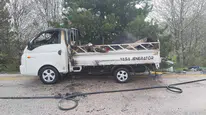 Kastamonu yolunda korku dolu anlar: Seyir halindeki araç küle döndü