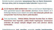 Bartın’da sirenler test için çalacak: Valilikten kritik uyarı geldi