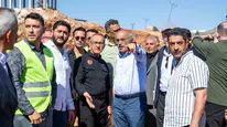 Başkan Er, Doğanşehir'de deprem konutlarını inceledi