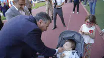 Gümüşhane'de spor şenliğinde çocuklar eğlence dolu anlar yaşadı