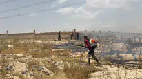 Mardin'de farklı noktalarda çıkan yangınlara müdahale sürüyor