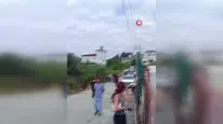LGS’ye geç kalan öğrencilerin yardımına polis ekipleri yetişti