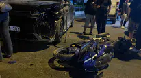Menteşe’de kural tanımazlık hastanelik etti: Ters yöne giren otomobil motosikletle çarpıştı