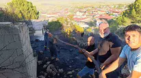 Bozdoğan'da çıkan arazi yangını kontrol altına alındı