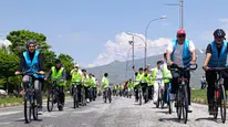 Tatvan'da sağlıklı yarınlar için bisiklet turu düzenlendi