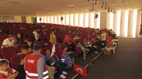 Van'da milli maç heyecanı yaşandı