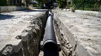 Kuşadası'nda 294 metre uzunluğunda yağmur suyu hattı çalışması başladı
