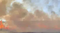 Balıkesir'in Altıeylül ilçesinde arazi yangınına müdahale devam ediyor