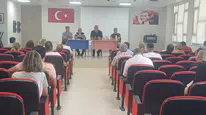 Burhaniye'de eğitim müdürleri toplantısı yapıldı