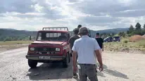 Kastamonu'da kamyonetle çarpışan otomobilde yangın meydana geldi