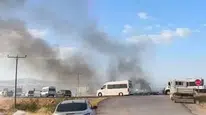 Tarım işçilerinin kontrollü ot yakma işlemi paniğe neden oldu