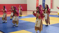 çankırı'da gençler ve çocuklar spor gösterileriyle büyük beğeni topladı