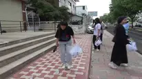 Diyarbakır'daki özel lisede öğrencilerden çevre ve dayanışma örneği