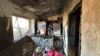 Tatvan'da yangında 22 kişilik aile tır sürücüsünün yardımıyla kurtarıldı