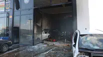 Nevşehir'de oto tamirhanesinde çıkan yangında 5 kişi dumandan etkilendi