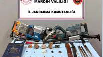 Mardin'de tarihi eser kaçakçılığı operasyonu: 1500 yıllık mozaik bulundu