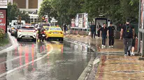 Edirne'de etkili sağanak yağış günlük hayatı etkiledi