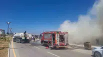 Van'ın Edremit ilçesinde çıkan ot yangını kontrol altına alındı