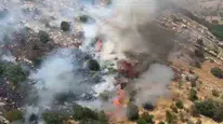 Diyarbakır'da çıkan örtü ve orman yangınları kontrol altına alındı