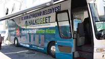 Buharkent'te mobil halk ege et uygulamasına yoğun ilgi