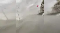 İstanbul'da şiddetli fırtına hayatı olumsuz etkiledi