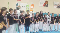 Doğuş spor kulübü 15 temmuz minikler taekwondo şampiyonası'ndan 18 madalya ile döndü