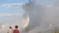Denizli'de yerleşim alanına yakın çıkan yangın kontrol altına alındı