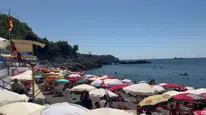 Zonguldak’ta sıcak havalar plaja akın ettirdi