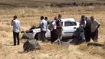 Şanlıurfa'da kontrolden çıkan otomobil takla attı, 2 yaralı