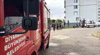Diyarbakır'da ev yangınında bir kişi dumandan etkilendi