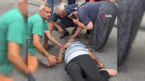Mersin'de motosikletin çarptığı yaya ağır yaralandı, eşi gözyaşlarına boğuldu