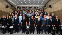 Bursa emniyet müdürlüğünde 105 personel terfi etti