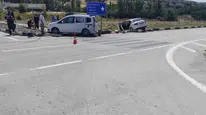 Isparta'da trafik kazasında yaralanma yaşandı
