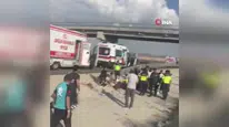 Van'dan Ankara'ya giden otobüs devirildi, 23 yaralı