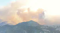 Balıkesir'de orman yangınlarına müdahale devam ediyor