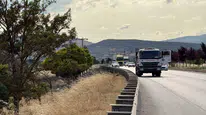 Bursa'da yenişehir havalimanı girişinde yangın paniğe neden oldu