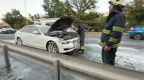Eskişehir'de sanayiden çıkan otomobil 10 dakika içinde alev aldı