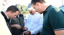 Biga'daki yangın bölgesinde inceleme yapan vali toraman, çalışmaları yerinde takip etti