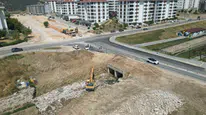 Bursa büyükşehir belediyesi Balkan mahallesinde yeni bulvar çalışmaları sürdürüyor