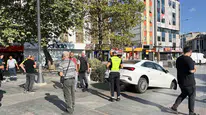 Tekirdağ'da merdivenlerde asılı kalan sürücü vatandaşları hayrete düşürdü