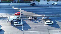 Büyükçekmece'de E-5'te motosiklet kazası trafiği felç etti