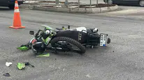 Burdur'da motosiklet otomobille çarpıştı: Sürücü ağır yaralı