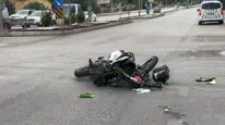 Burdur'da motosiklet kazası: sürücü ağır yaralandı