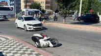 Tavşanlı’da otomobil ve motosiklet çarpıştı: Yaralı var